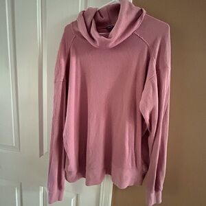 Eddie Bauer Womens Myriad Thermal pullover in medium pink